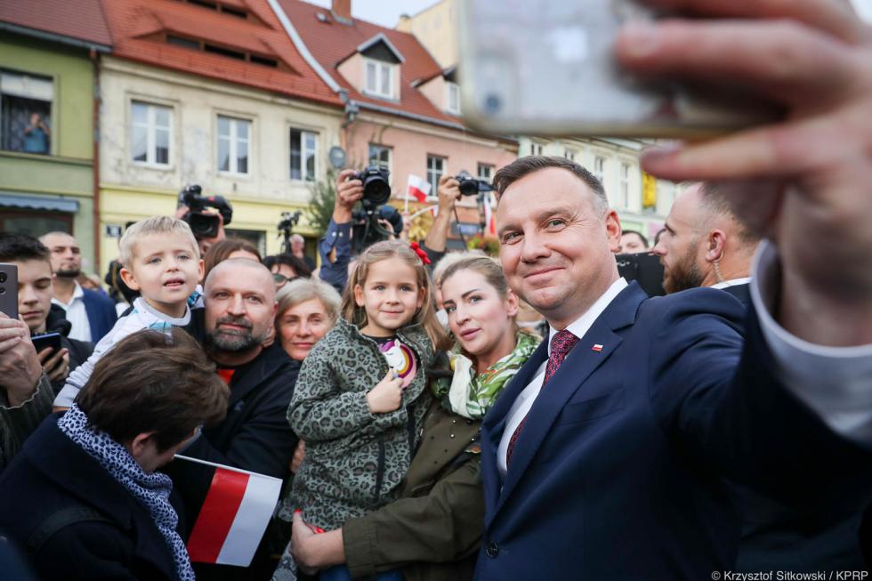 Pierwszy raz whistorii - Prezydent RP Andrzej Duda wrodzie lskiej - fotorelacja